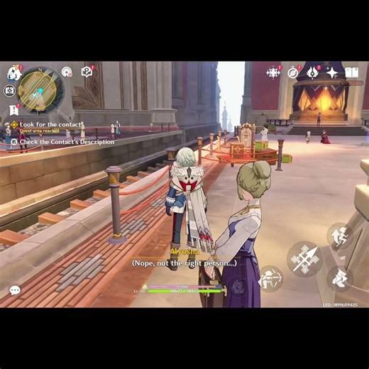 look for the contact||genshin impact quest #genshinimpact