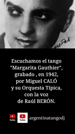 Miguel CALÓ & Raúl BERÓN: Margarita Gauthier (TANGO) #tango #tangoargentino #milonga