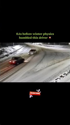 He Thought His AWD Could Handle The Black Ice... 😳