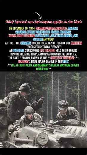 Germany’s Final Offensive in the West #history