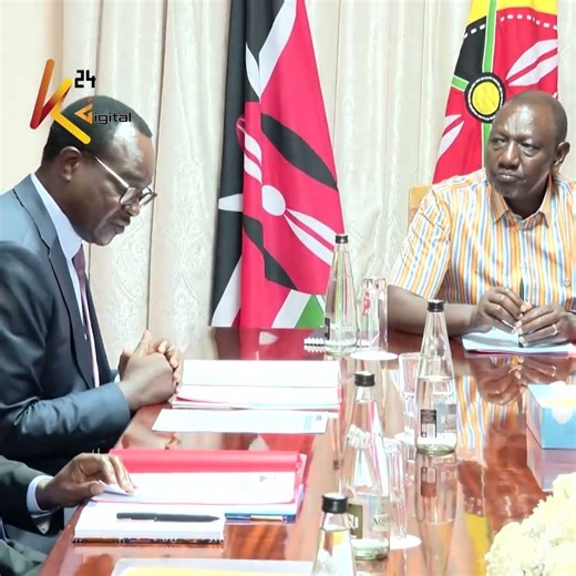 Pres Ruto receives briefs from CS Education ahead of the 2025 KCSE Examinations to be released today