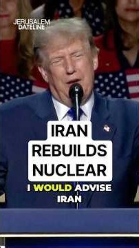 Iran Rebuilds Ballistic Missiles as Trump Issues Major Warning #Iran #israel