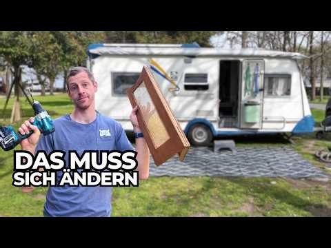 Nach 5 Monaten Vollzeit: DAS bauen wir am Wohnwagen jetzt um