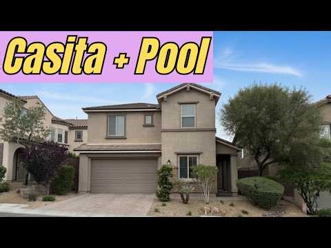 5 Bedroom Madeira Canyon Pool Home with Casita in Henderson, NV