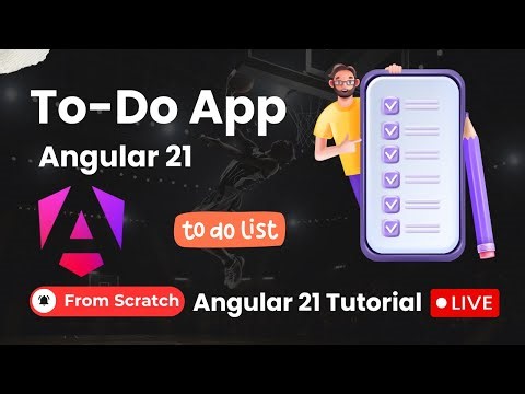 Angular Todo App with Local storage | Angular 21 Tutorial