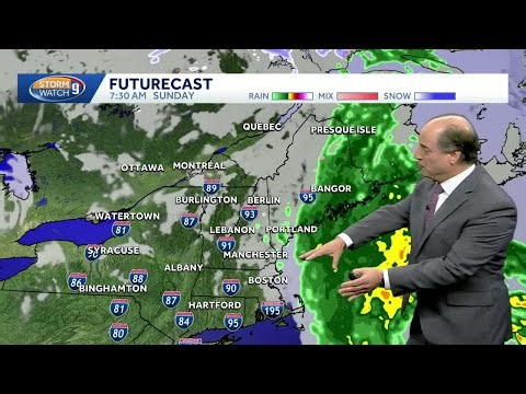 Video: Rain chances with some breaks over weekend