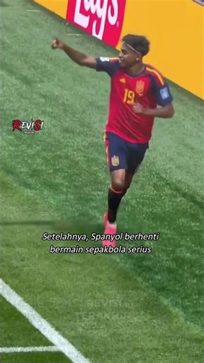 Spanyol mengubah laga Piala Dunia kayak main PS, tapi selebrasi Yamal TOP banget! 😳