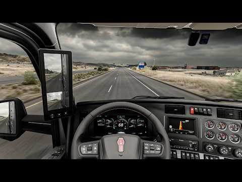 American Truck Simulator – 4K ULTRA REALISTIC MODS Graphics | Full Driving [240 Mi]