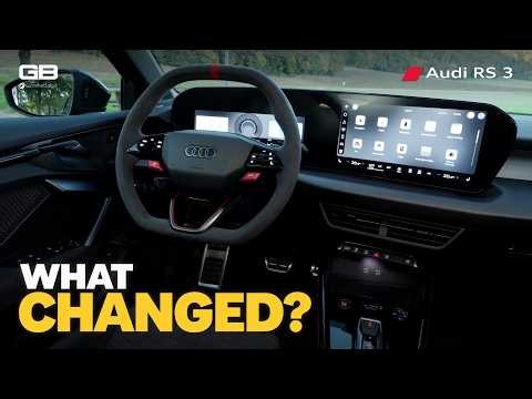 Audi RS 3 Sedan: New Digital Cockpit & Five-Cylinder Sound