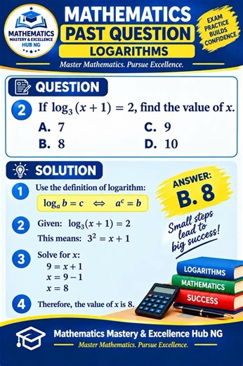 ‎📐 Logarithms | Solve for x | Step-by-Step Mathematics Solution