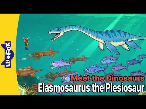 Not a Dinosaur?! A Sea Creature with 72 Neck Bones?! | Meet Elasmosaurus | Little Fox