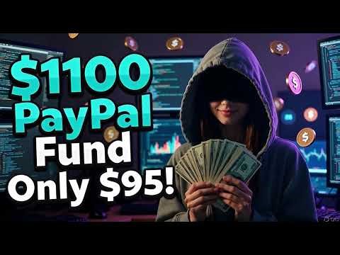 $1100 PayPal Fund Only $95! Legit deep web PayPal Transfer ! 100% Deep Web Legit Vendor!