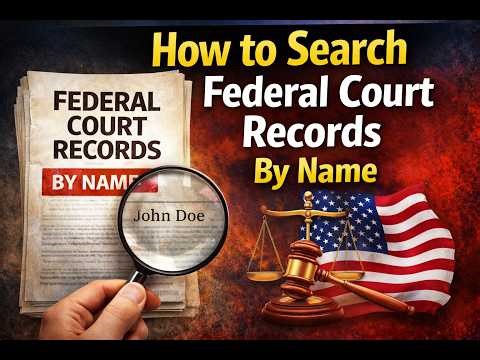 How to search federal court records by name
