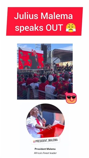 Malema: "I'm Not Scared of Prison or Death!" 🔥 #Malema #EFF #SouthAfrica #Politics
