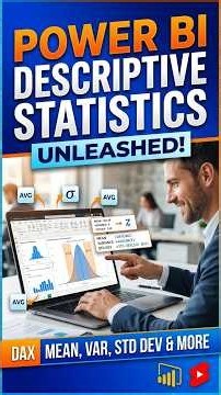 📊 Power BI: Master Descriptive Statistics➡️ DAX Formulas for Mean, Std Dev & Z-Scores!
