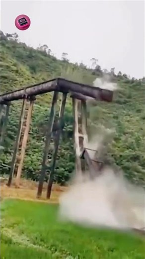 OMG! Up-Close Stone-by-Stone Demolition of a 100-Year-Old Bridge 🚧💥