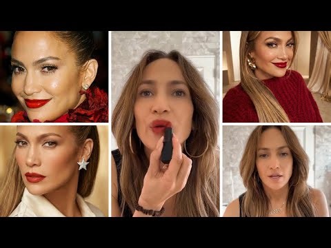 Jennifer Lopez red lip tutorial💄❤️💋