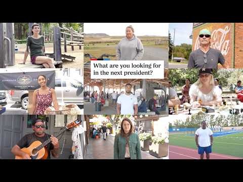 What are you looking for in the next president? | Voter Voices