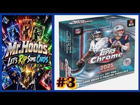 CARD PACK RIPPING SESSION - TOPPS CHROME FOOTBALL 2025 - CAN YOU GUESS HOW MANY KICKERS I GOT???