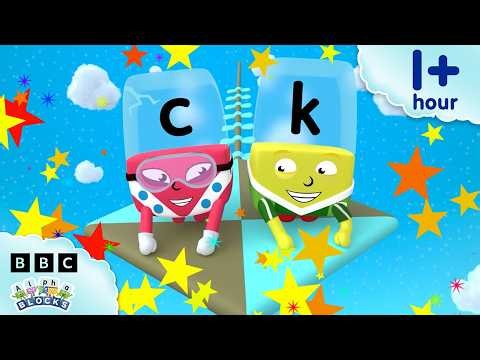 C and K - Best of Friends | Learn to Read and Spell for Kids Compilation | Alphablocks