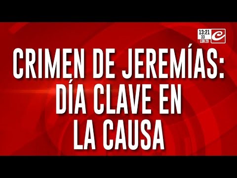 Crimen de Jeremías: día clave en la causa