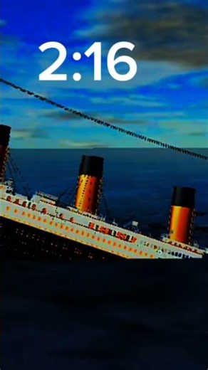 Titanic sinking real time