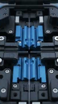 Inside a Fusion Splicer: How Fiber Optic Cables Are Joined#shorts