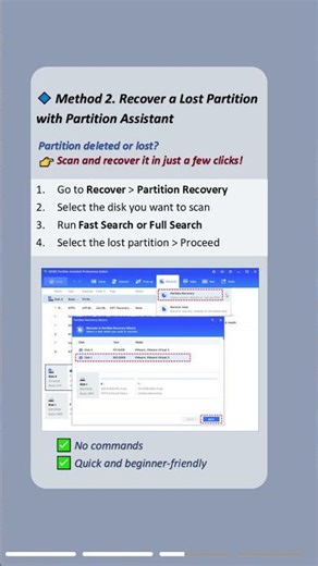 Lost Partition on Windows 10/11? Get It Back Fast!
