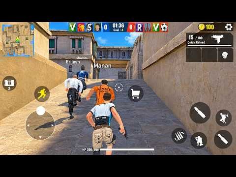 Offline FPS: Gun Strike Arena - Banduk Wala Game - Android GamePlay
