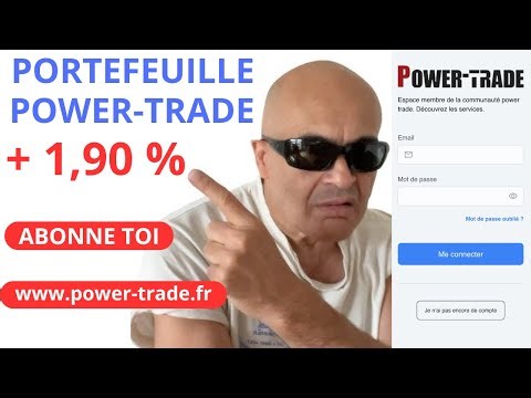 PORTEFEUILLE POWER TRADE + 1,90 % depuis le 01/01/2026