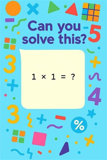 Missing Number Multiplication Challenge! 1 x 1 = ?