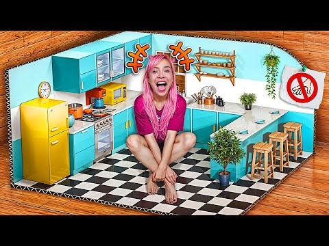 ชาเลนจ์ทำอาหารด้วยครัวจิ๋ว🔥 ครัวเล็กเท่าฝ่ามือ..แต่สนุกสุดๆ🥵