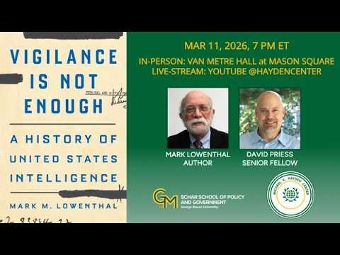 Vigilance Is Not Enough: A History of United States Intelligence
