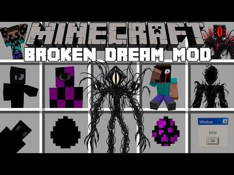 Minecraft THE BROKEN DREAM MOD / BROKEN DREAM.JAR HORROR MOD! (Minecraft Mods)