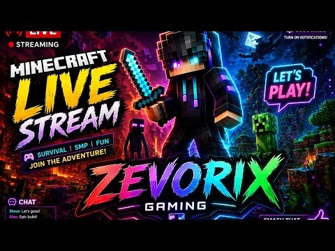 Minecraft Public SMP LIVE 🔥 Survival | Join & Play With Me | Java + Pe | #minecraftlive #live