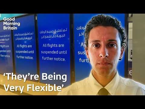 Expert explainer what to do if you're stranded in the Middle East | Good Morning Britain