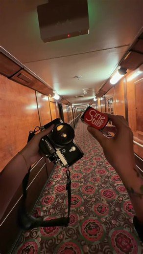 Loading a Nikon F2 with Cinestill 800T at the Queen Mary 🚢