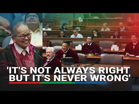 ICYMI | Panganiban may hirit sa Supreme Court: 'It is not perfect but it is always right'