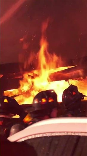 Five-alarm inferno after explosion engulfs home #shorts