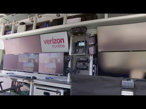 Verizon crisis response team works with first responders to provide communications