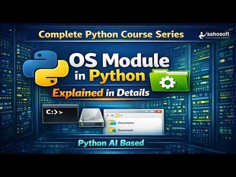 Os Module in Python 🔥 | Python complete course series | Python latest version