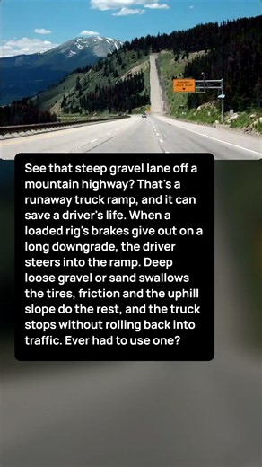 Runaway Truck Ramps: How They Stop a Big Rig