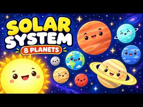 Solar System for Kids 🪐 | Learn the 8 Planets | Little Buddy Kids