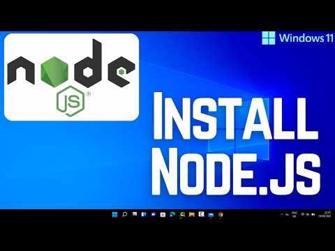 How to Install Node.js on Window 11 (2026)