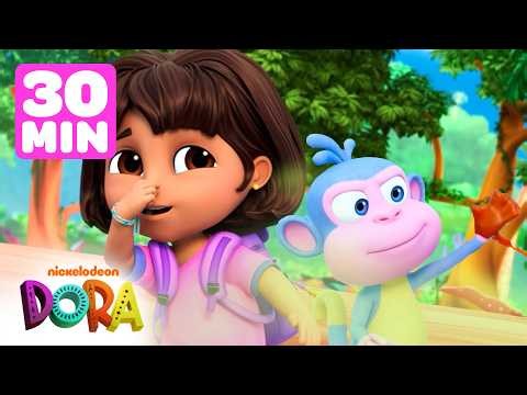 30 MINUTES of Messy and Stinky Adventures w/ Dora! 🫟 | Dora & Friends