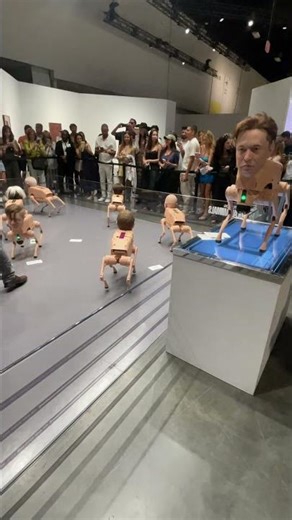 Robot Dogs With Famous Faces Print NFTs From Their Rears