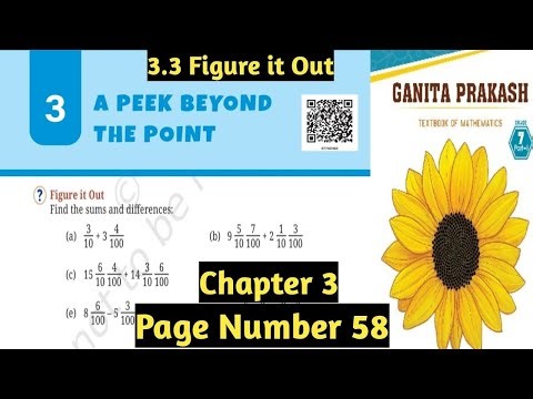 Class 7 Maths | Ganita Prakash | Figure it Out | Page 58 | Chapter 3 | A Peek Beyond The Point