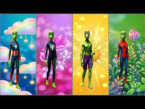 Alien Dance Battle | Dame Tu Cosita | Superheroes | Full HD #105
