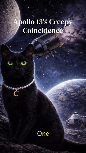 In 1970, NASA launched Apollo 13 at 13:13. Two days later, an oxygen tank exploded, leaving three astronauts fighting to survive in space. The explosion happened on April 13th. Just a strange coincidence… or something more? What do you think? 🚀 🐈‍⬛🐾🖤 #storytime #creepy #FridayThe13th #History #TheMidnightLibrarian