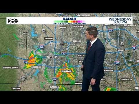DFW Weather: Rain moves through parts of North Texas